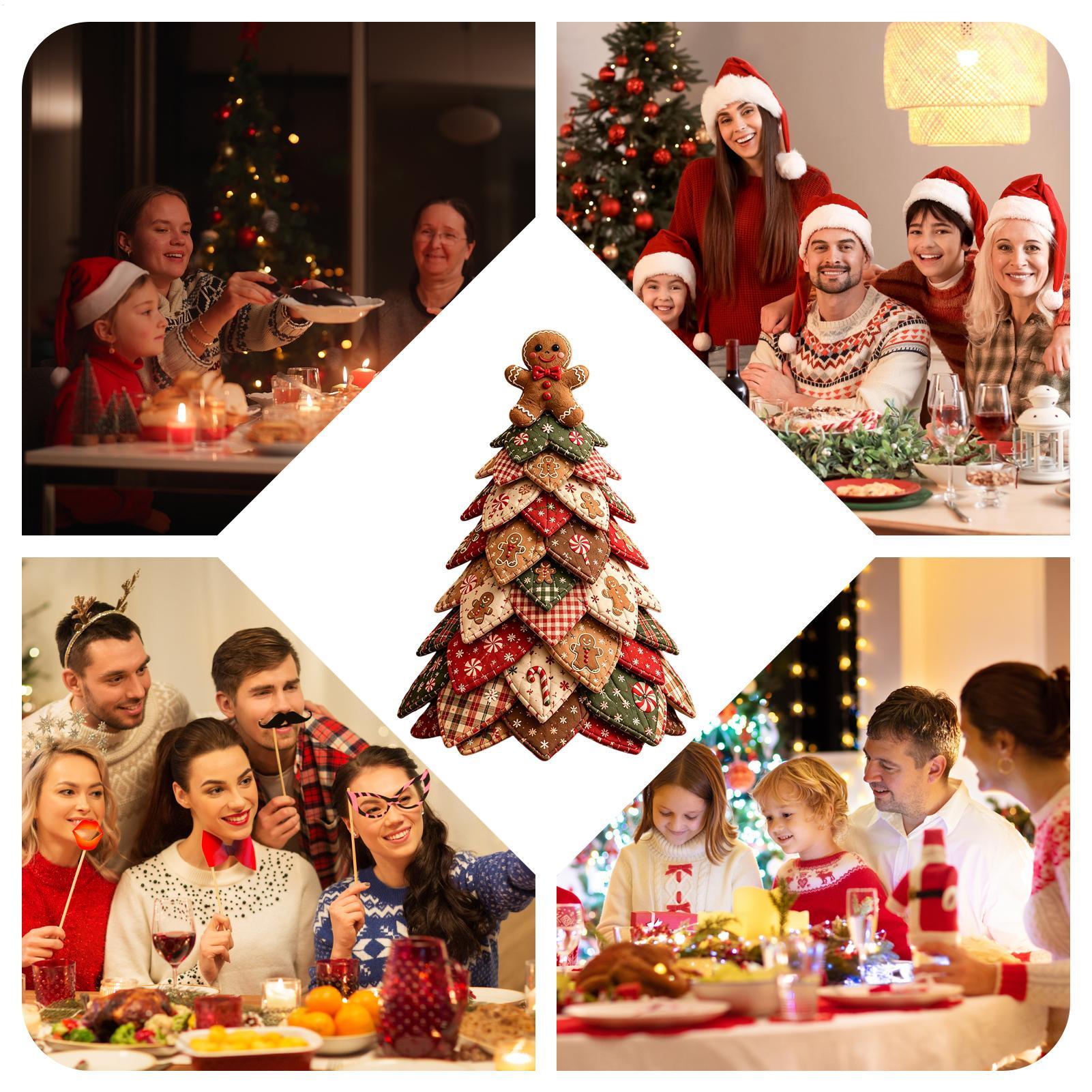 Sewing Art - DIY Geknoopte Kerstboomset 3D Gelaagde Kunst