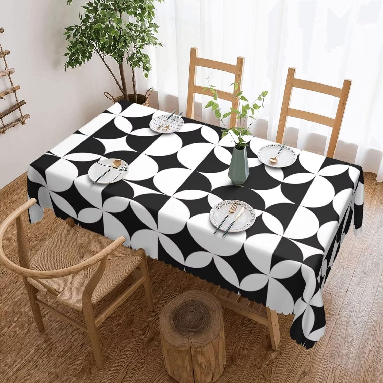 Century Textile & Sewing Supply Reviews - Minimalistisch modern tafelkleed uit het midden