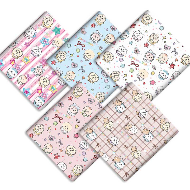 Sewing Textiles - Cartoon polyester stof 140x50cm katoenen stof