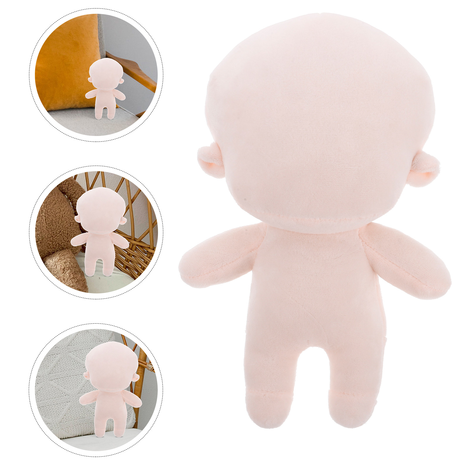 Sewing Textiles - Katoenen zachte knuffelfiguur met flexibele benen,