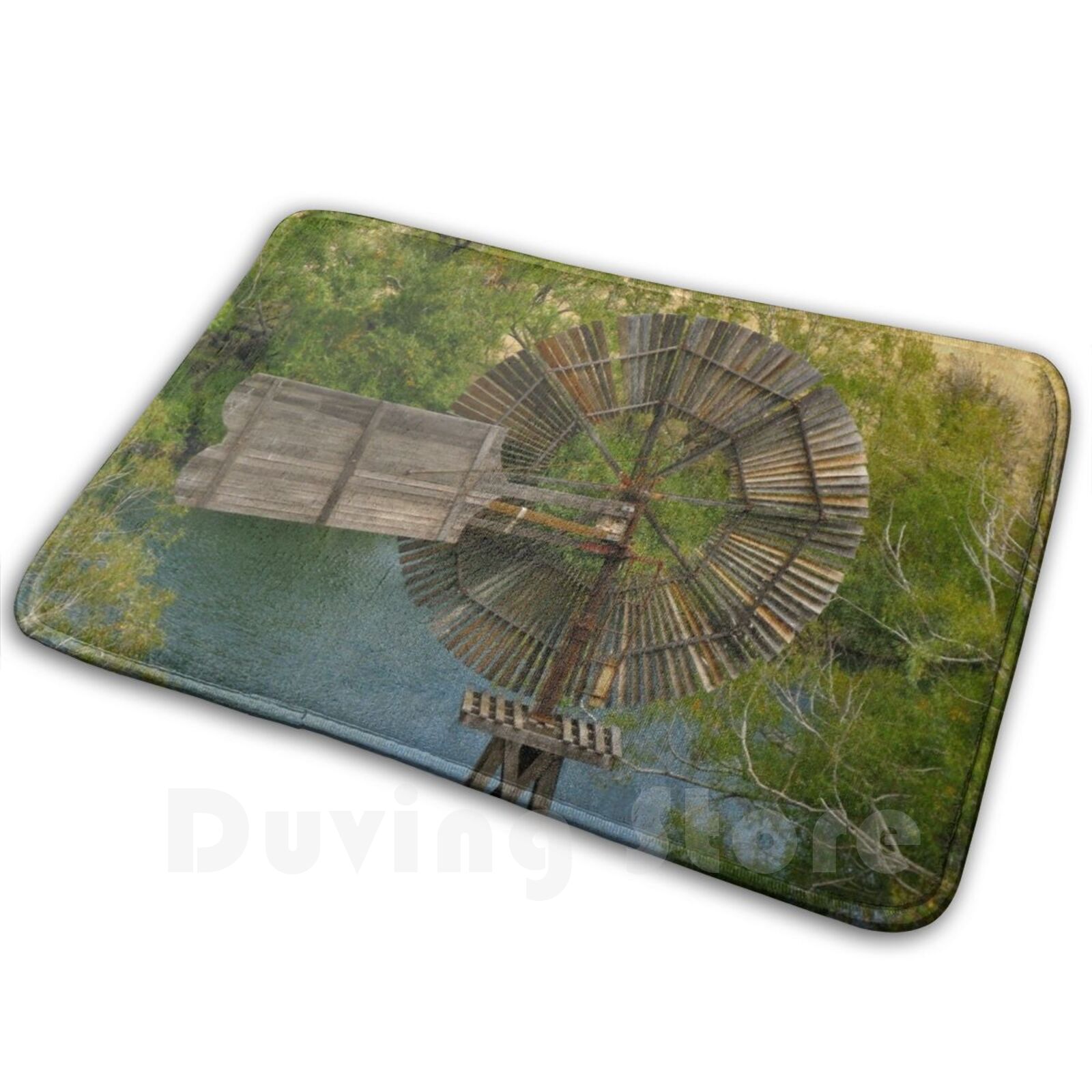 Century Textile & Sewing Supply Reviews - Houten windmolen tapijt mat tapijt kussen