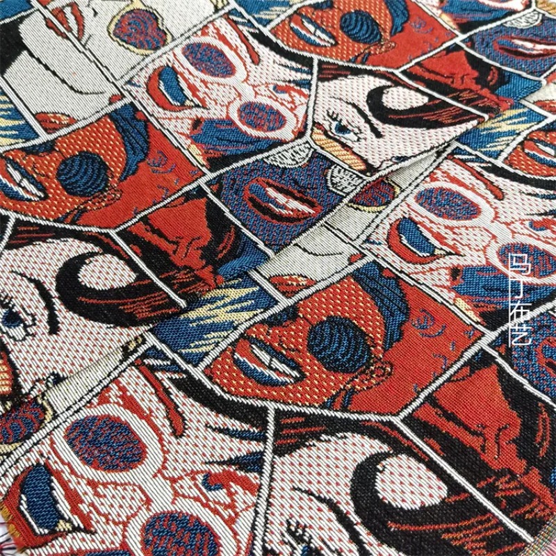 Textile And Sewing Materials - Cartoon Gekleurde Geweven Jacquard Stof Voor