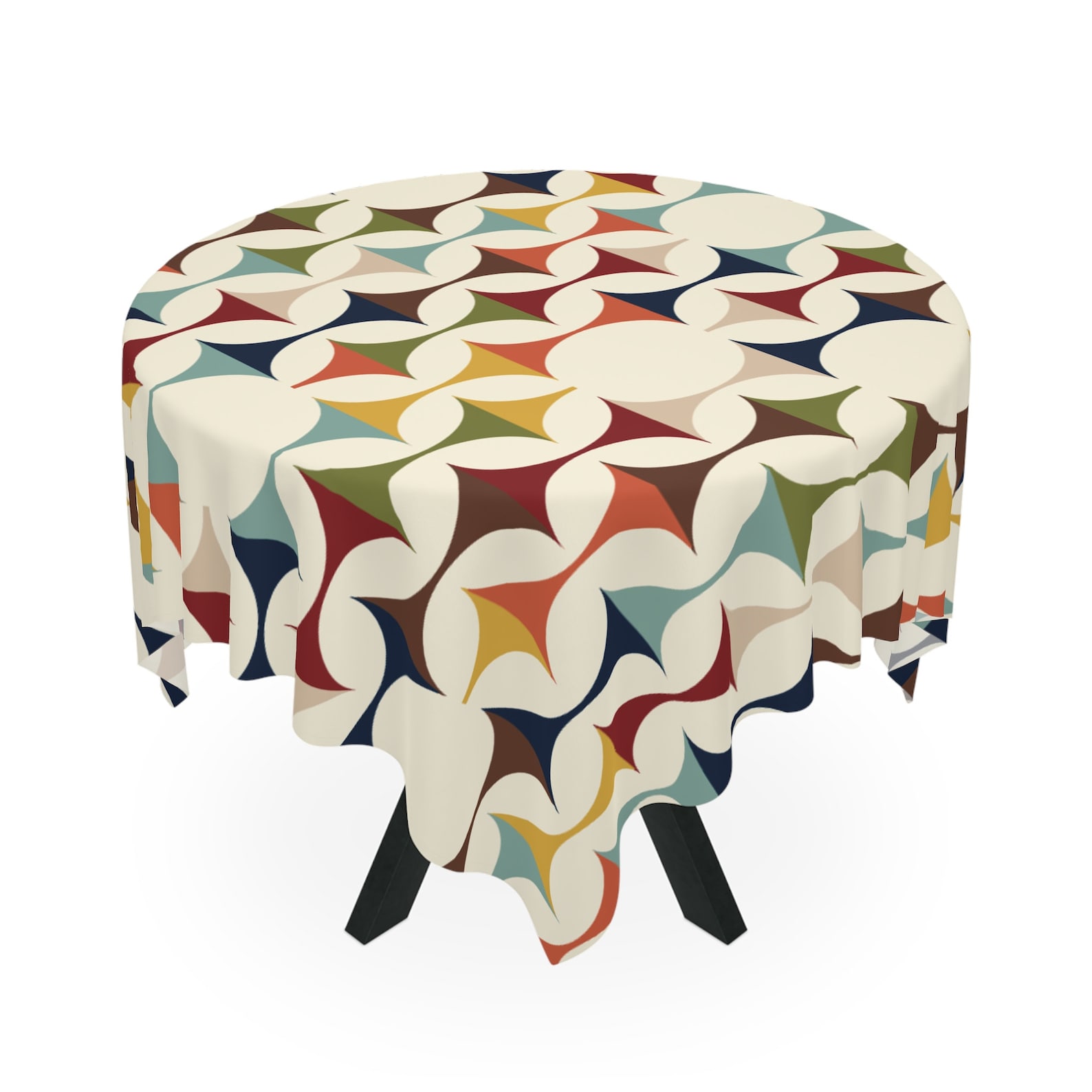 Century Textile & Sewing Supply Reviews - Mid Century Modern Retro Geometrisch Vierkant