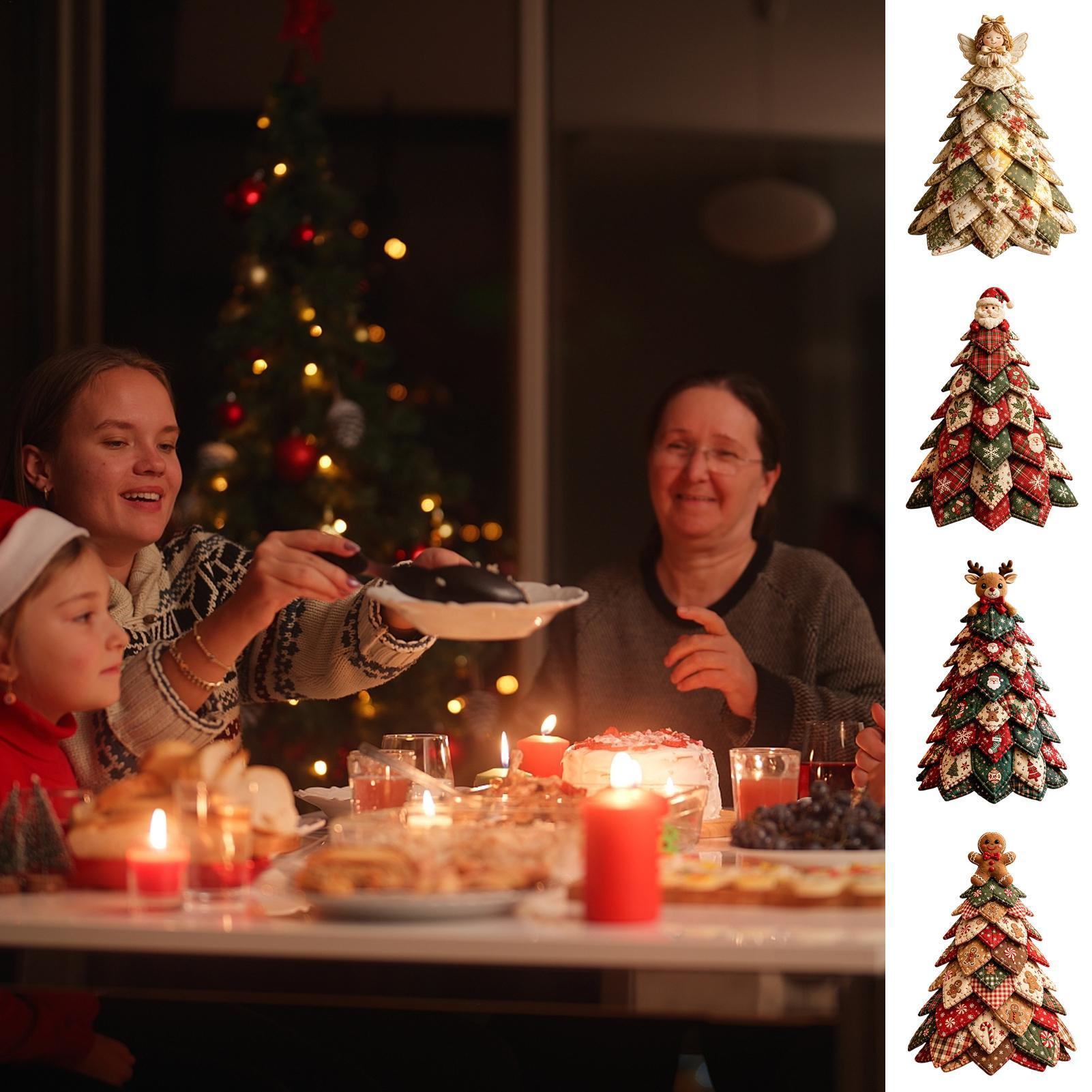 Sewing Kit - DIY Stoffen Kerstboom Kit 3D Gelaagd