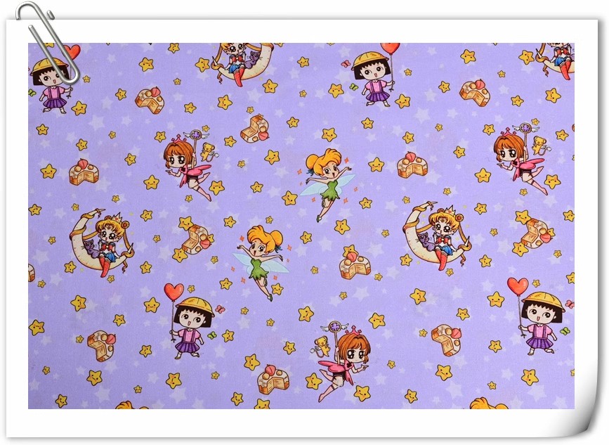 Sailor Moon Stars Cartoon Girl - Textile And Sewing Materials recensie en prijs