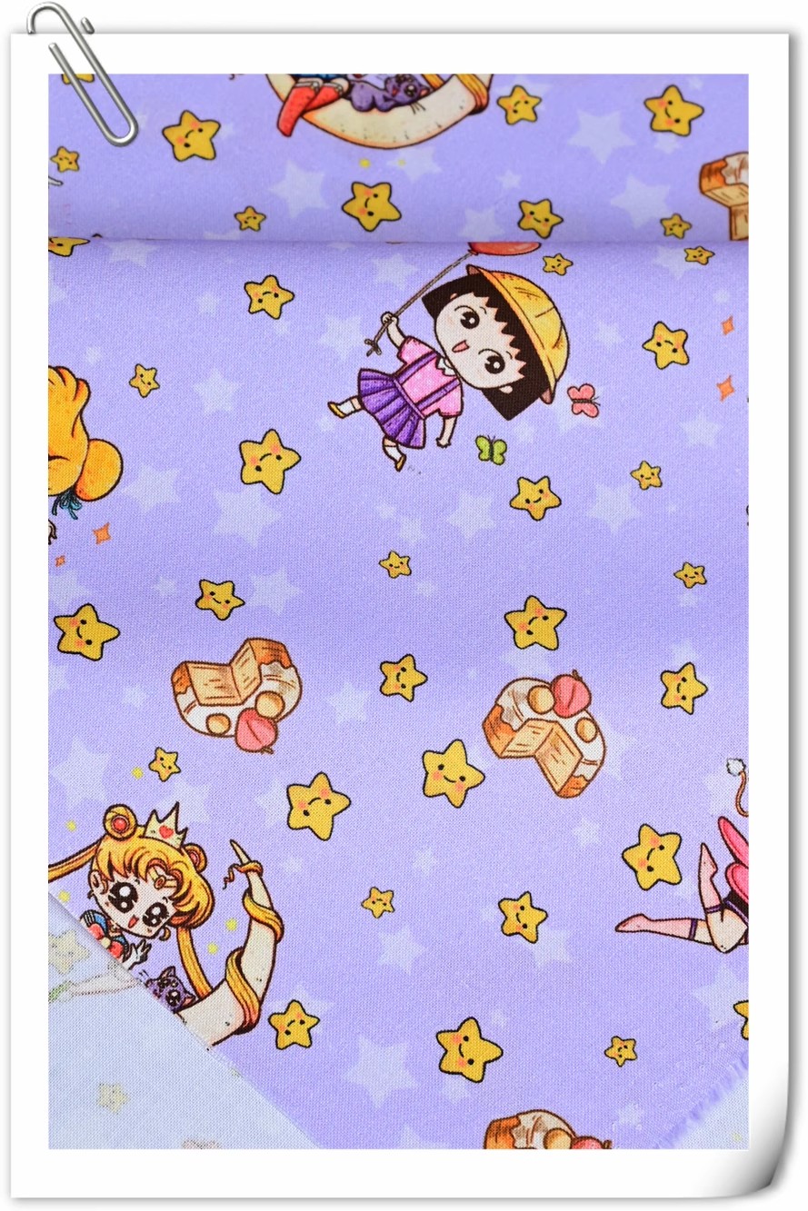Sailor Moon Stars Cartoon Girl - Textile And Sewing Materials recensie en prijs