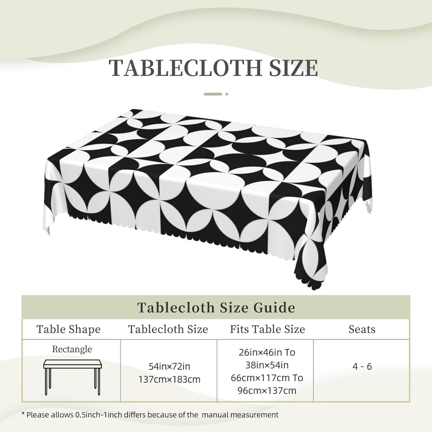 Minimalistisch modern tafelkle - Century Textile & Sewing Supply Reviews recensie en prijs