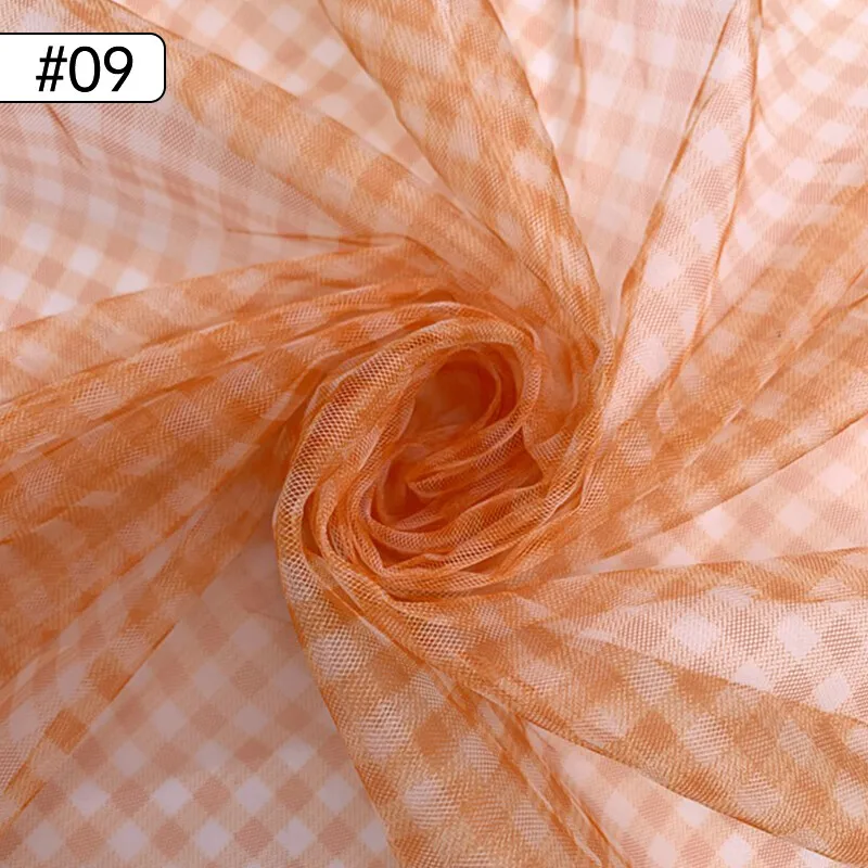 90x150cm geruite mesh stof tra - Sewing Batik Fabric recensie en prijs