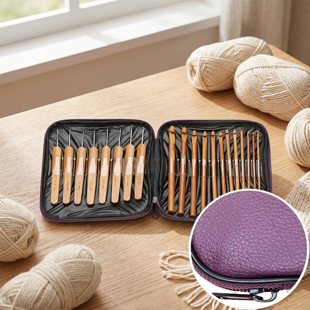 74-delige bamboe haaknaaldset, - Sewing Kit recensie en prijs