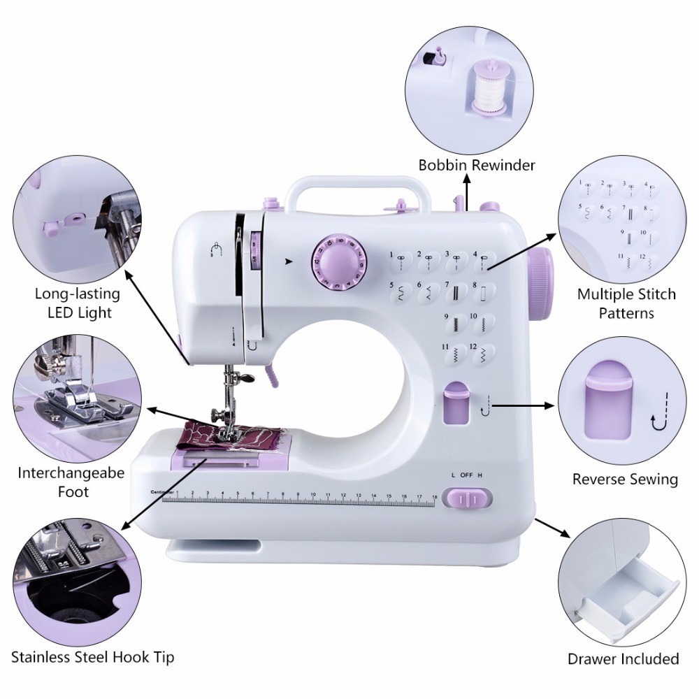 Elektrische huishoudelijke min - Sewing Jahit recensie en prijs