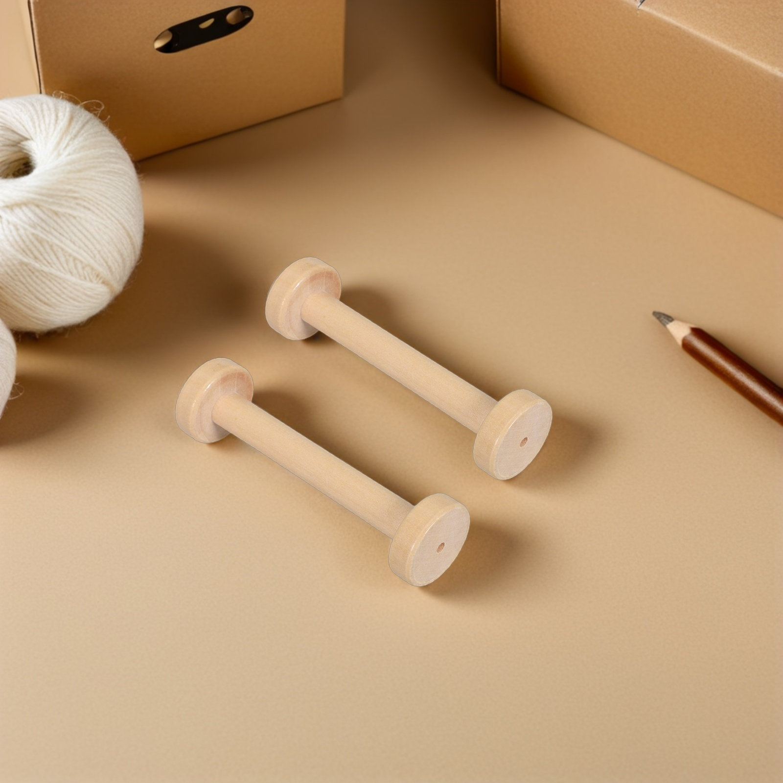 5 stuks houten spoelen natuurl - Sewing Textiles recensie en prijs
