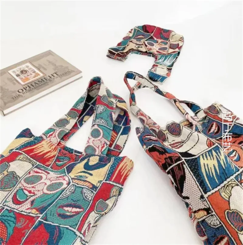 Cartoon Gekleurde Geweven Jacq - Textile And Sewing Materials recensie en prijs