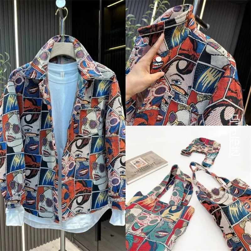 Cartoon Gekleurde Geweven Jacq - Textile And Sewing Materials recensie en prijs