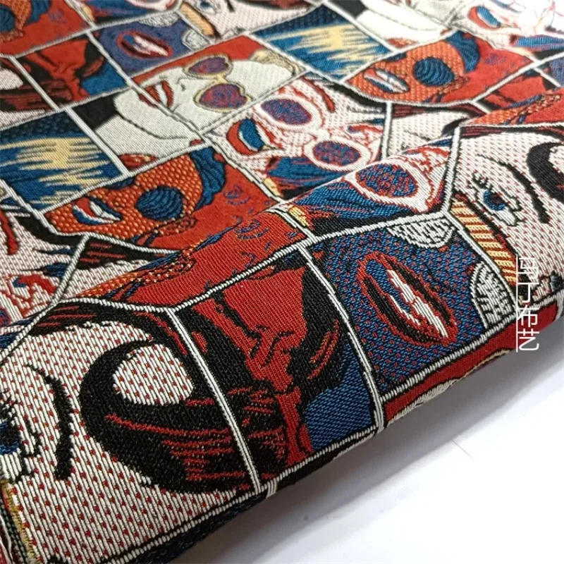 Cartoon Gekleurde Geweven Jacq - Textile And Sewing Materials recensie en prijs