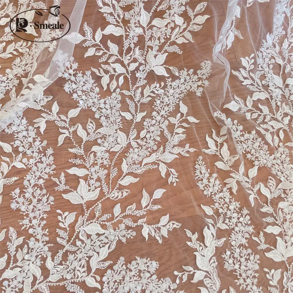 -Witte 3D bloemen kralen paill - Sewing Custom recensie en prijs