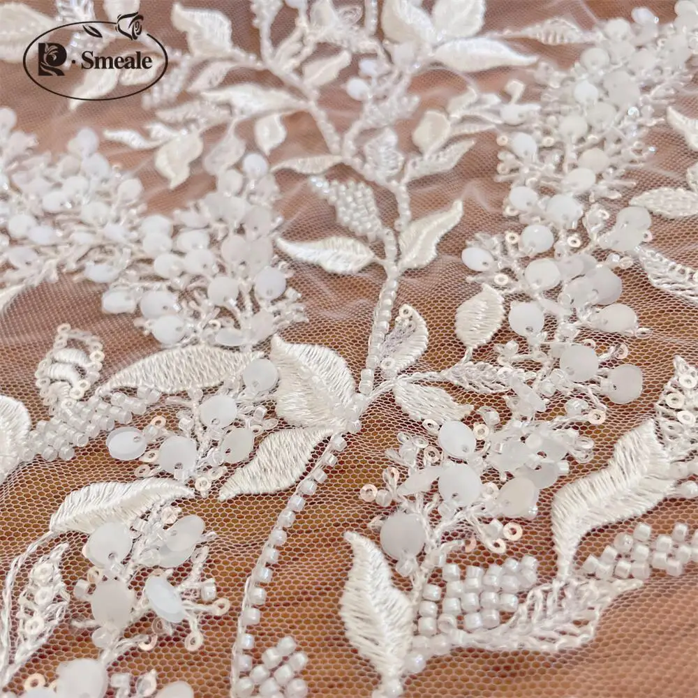 -Witte 3D bloemen kralen paill - Sewing Custom recensie en prijs
