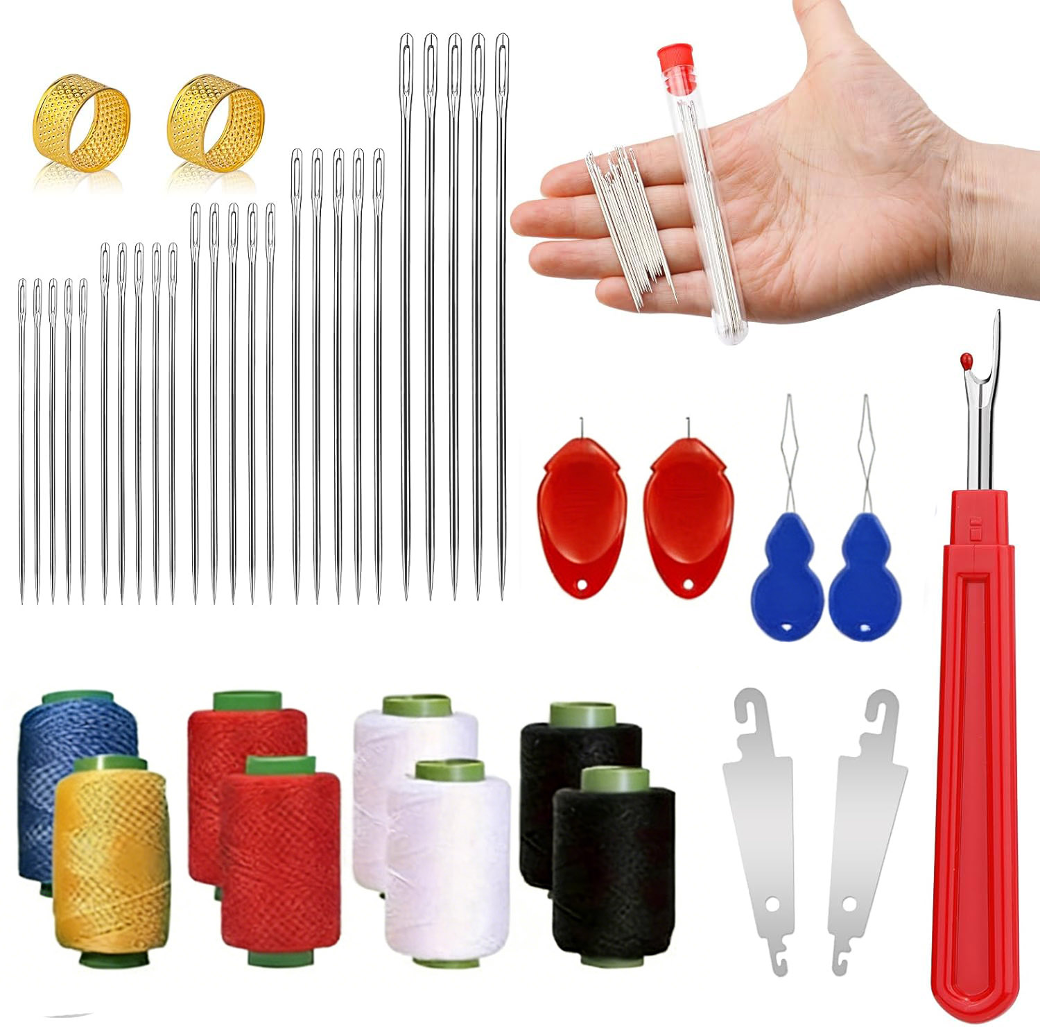 43-delige Big Eye naaldset, hu - Sewing Kit recensie en prijs