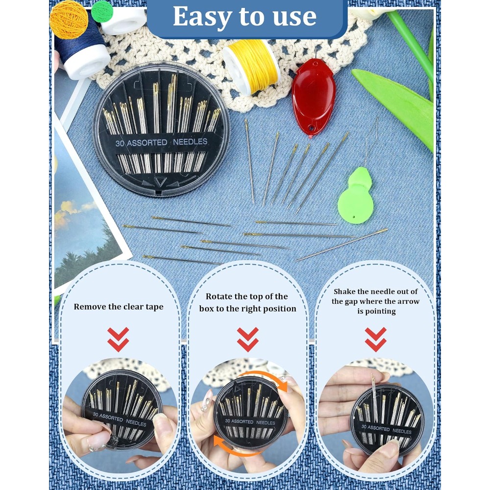 30-delige set stalen handnaald - Sewing Art recensie en prijs