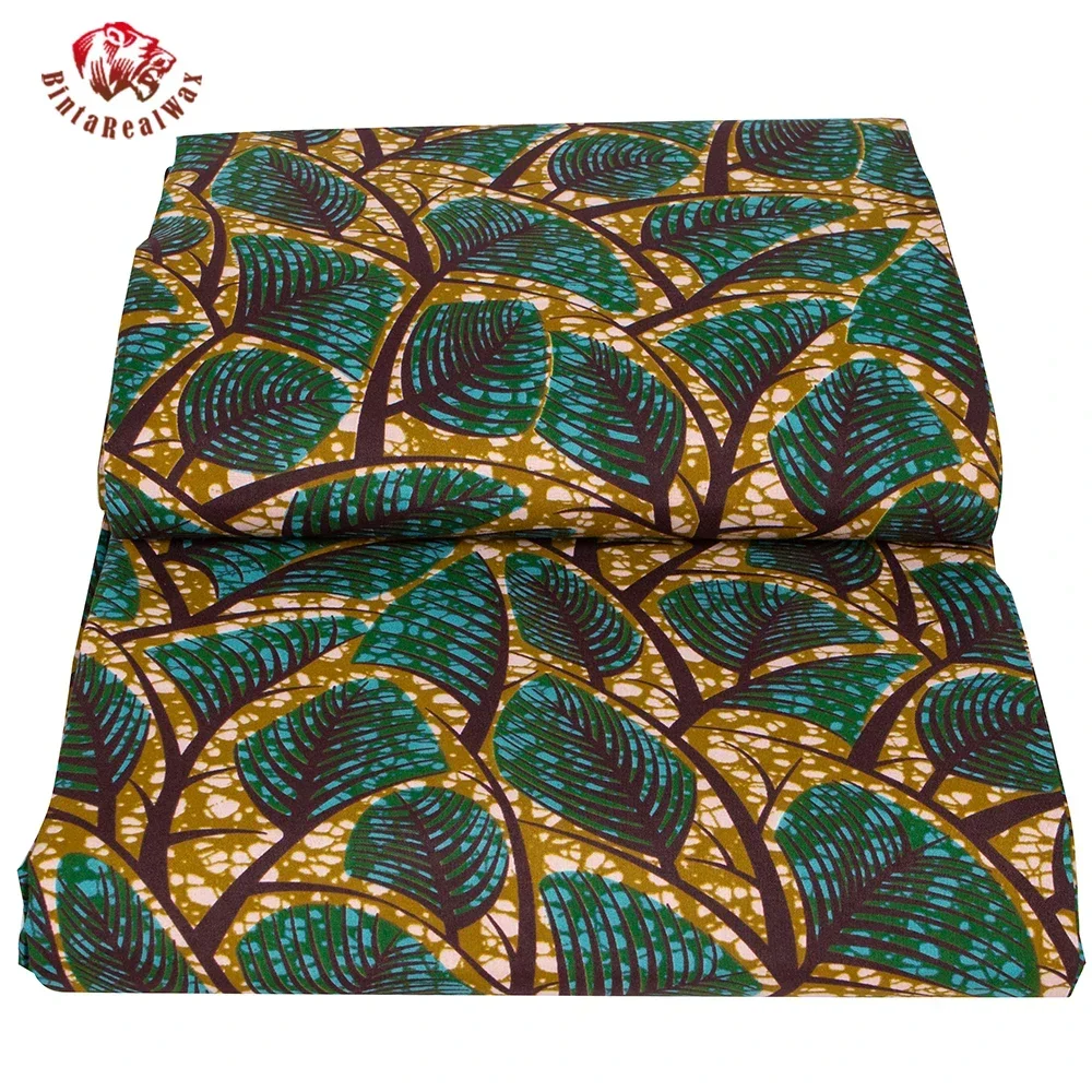 Ankara Afrikaanse Print Blad P - Sewing Batik Fabric recensie en prijs