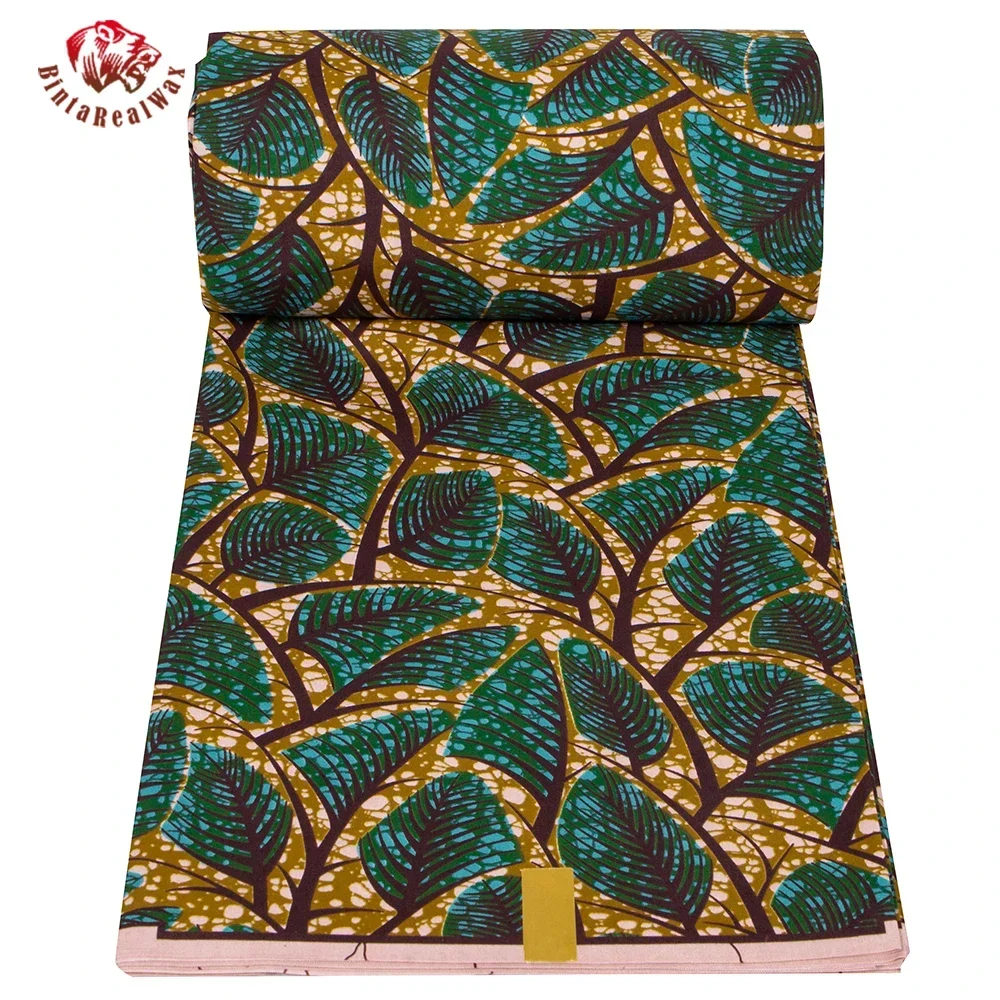 Ankara Afrikaanse Print Blad P - Sewing Batik Fabric recensie en prijs